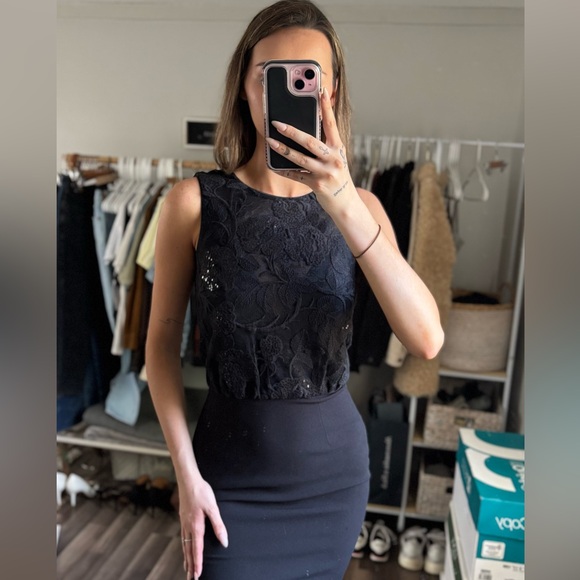 $248 NWOT Dress The Population Amanda Sequin Dress - Picture 9 of 13